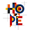 Hope Geometric Lettering