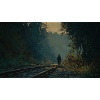 Epic scene near the railway tracks