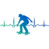 skater Power Skateboarding Design