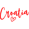 Croatia Heart Women's Love Croatia