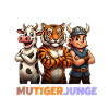 Mu tiger Junge und Tierfreunde