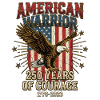 250 Jahre Amerika-Jubiläum Kriegermut