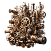 Steampunk Gearwerk Koloss