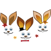 Joyeux lapins de Pâques