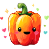 Kunterbunte Paprika Kuschel