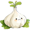 Kawaii Garlic Bulb Mascot