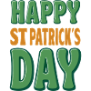 Joyeux Saint-Patrick Vert Orange