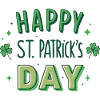 Joyeuse Saint-Patrick Graphisme Vert