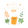 Bière joyeuse Saint Patrick