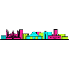 Islamabad City Skyline Faisal Mosque Art