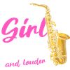Saxophone girl Saxophone player