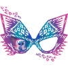 Cat glasses with cheeky snow leopard