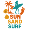 Sun Sand Surf | Surfer Beach Shirt