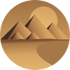 Desert Sun Pyramids Circle