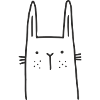Scandi freckled bunny