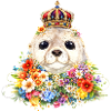 Royal seal with crown