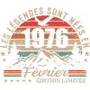 Légende vivante depuis février 1976