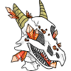 Crystal Skull - Dragon (by Leni Riosa)