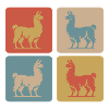 Lama Pop Art Retro