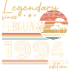 Février 1994 anniversaire 1994 légendes Février