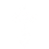 Ornate Cross Swirl Tattoo Style