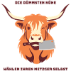 Cow with Hatchet – Choose Your Butcher