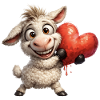Heart-friendly sheep