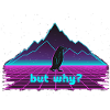 Vaporwave Penguin