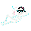 Skeleton neon peace – retro energy