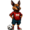 German Shepherd Footballer