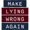 Logo della dichiarazione politica Make Wronging Again