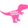 Mamasaurus T-Rex Dinosaurier Pink Silhouette Geschenk