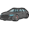 Grey Sports Estate Racing Flair