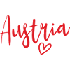 Austria Heart Women's Love Austria