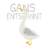 Goose Relaxed – Funny Pun Saying