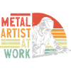 Metal Artist At Work
