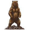 Majestic Grizzly Bear Power Wild