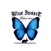 Blauer Schmetterling Naturstil Fans Geschenkidee