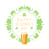 Saint Patrick Bière et Trèfles