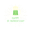 StPatrick Green Glass