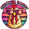 Chicken Daddy Retro Rooster Sunglasses Design