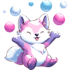 Pastel Fox Balloon Festival