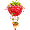 Fantasy Raspberry Hot Air Balloon