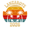 Lanzarote 2026 Sunset Palmen Design