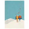 Snowbound Ski Lift Duo