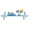 Cruise Ship Vacation Heartbeat