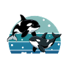 Funny Orca