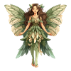 Forest fairy in leaf dress