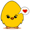 Declaration of Love Valentine's Day Chick