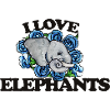 I Love Elephants and Blue Roses